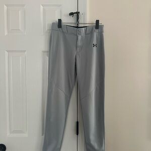 Under Armour Boy’s Youth Large Gray Baseball Pants
